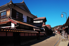 吹屋の街並み