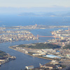 皿倉山展望台から見た若戸大橋