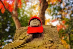 お地蔵さんと紅葉