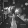 雪降る無人駅②