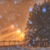 数年前の雪の夜