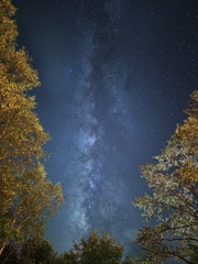 上高地の夜空