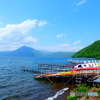 夏の支笏湖