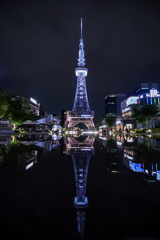 中部電力 MIRAI TOWER　夜