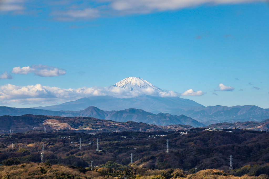 新年初!富士山　湘南平