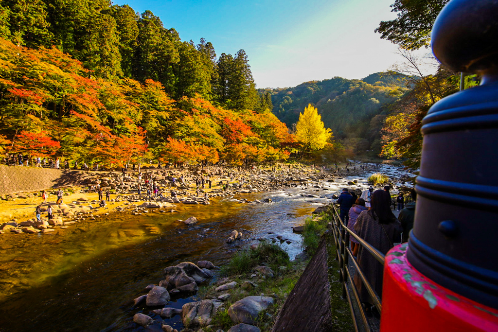 香嵐渓　紅葉狩り⑥