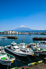 田子の浦　富士山②