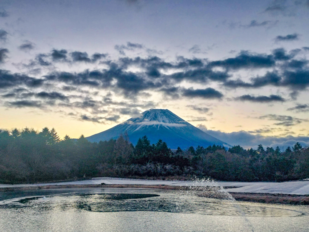 富士山　早朝