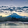 富士山　早朝