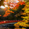 香嵐渓　紅葉狩り①