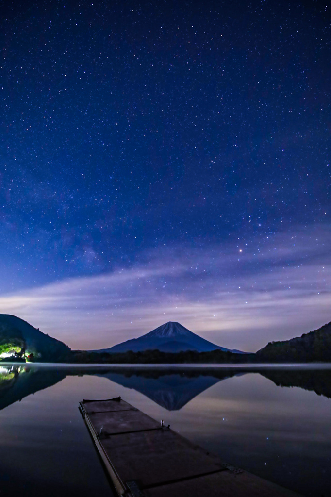 富士山と精進湖①