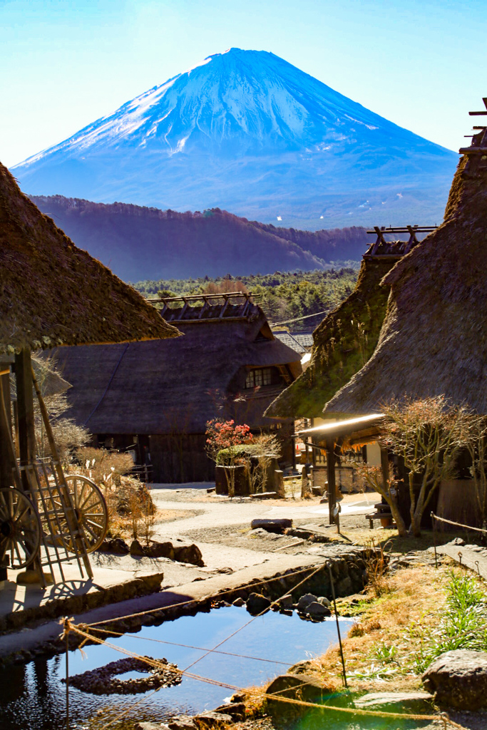 富士山　いやしの里根場