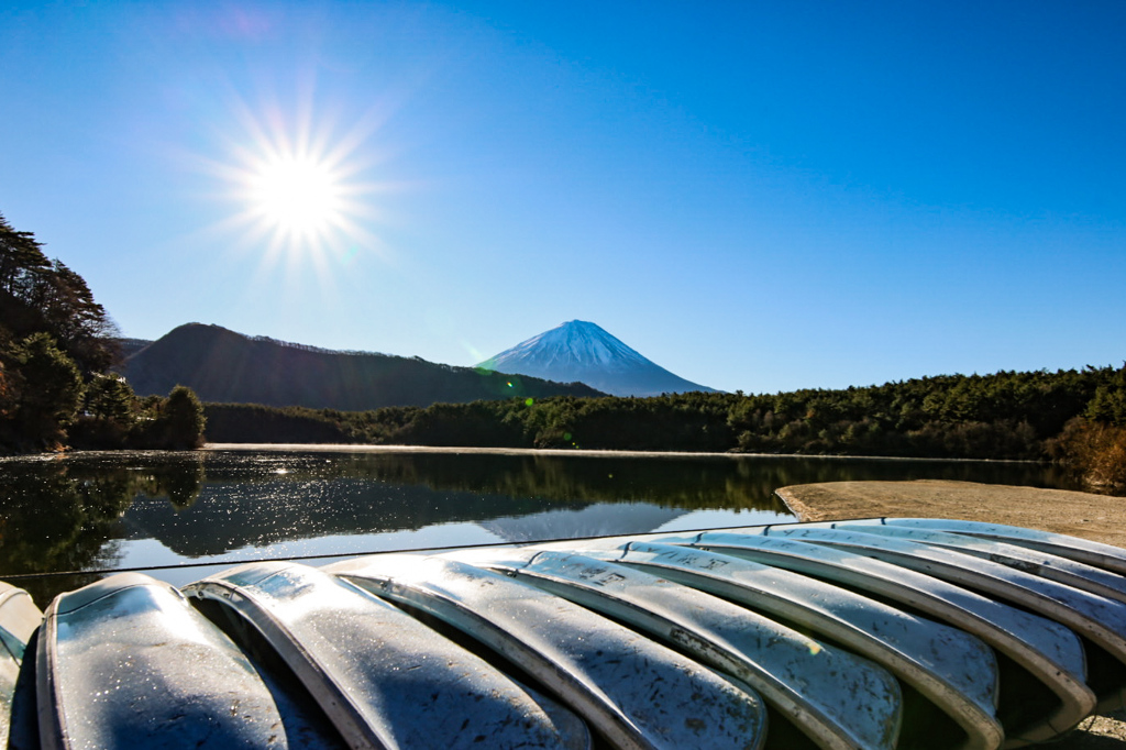 富士山　西湖①