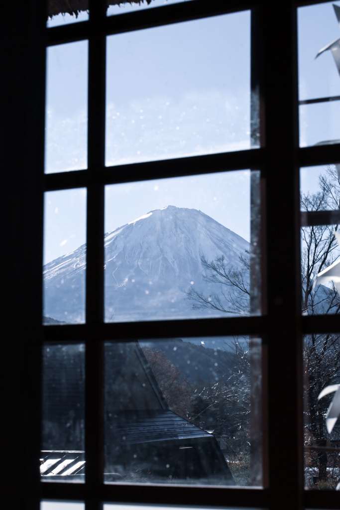 冬の富士山