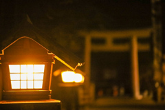 灯籠　小國神社