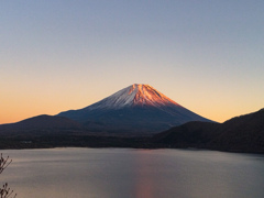 紅富士　本栖湖