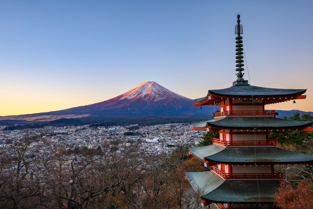 紅富士と忠霊塔③