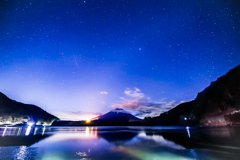 富士山　四分儀座流星群⑥