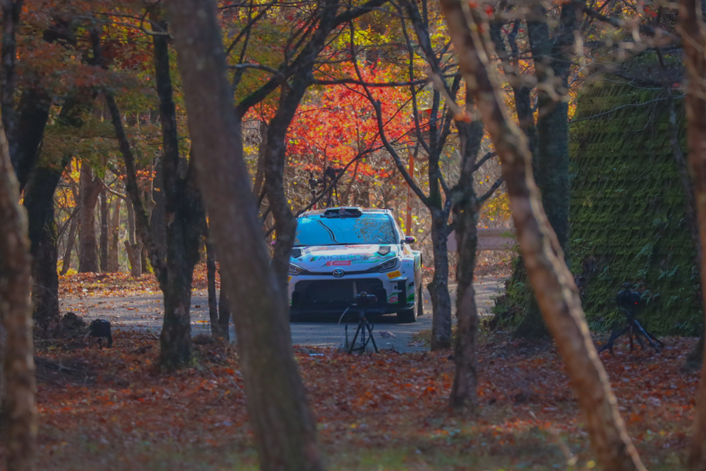 ラリー・ジャパン稲武SS　紅葉②