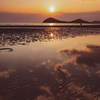 干潟の夕景　父母ヶ浜③