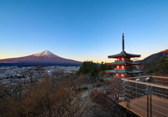 紅富士と忠霊塔⑤