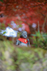 赤と緑の地蔵