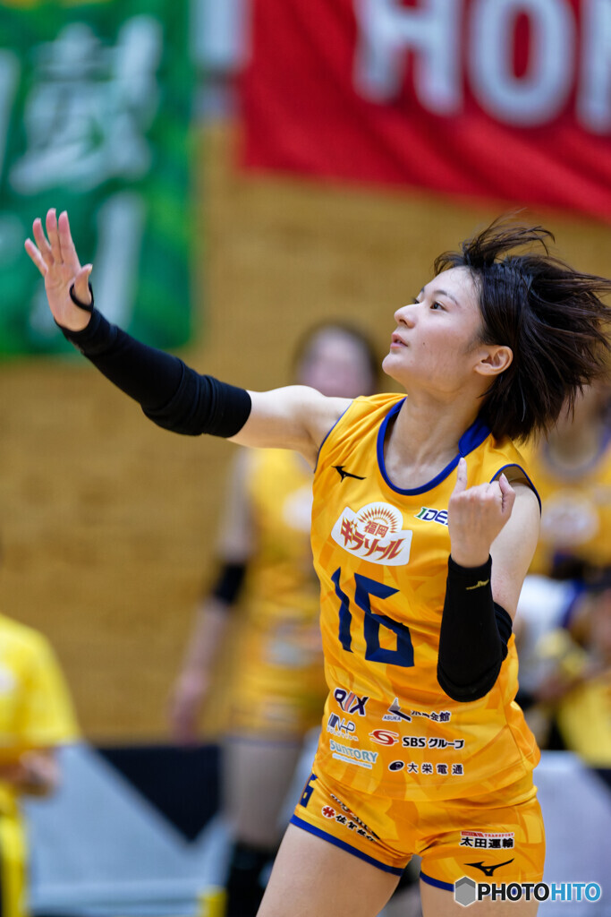 池田 結月選手（Vリーグ女子 福岡ギラソール）