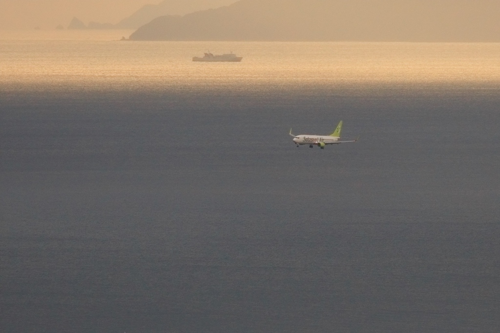 グラデーションの海