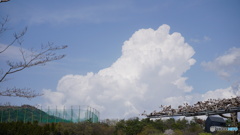 季節外れの入道雲