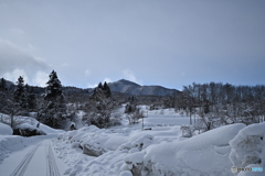冬の山里