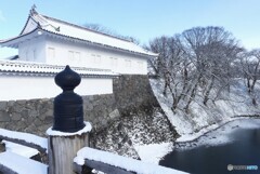 凍れる城址