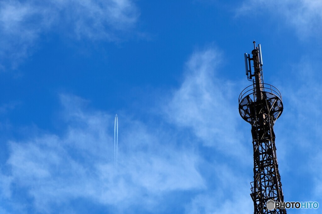 冬空を突き破り