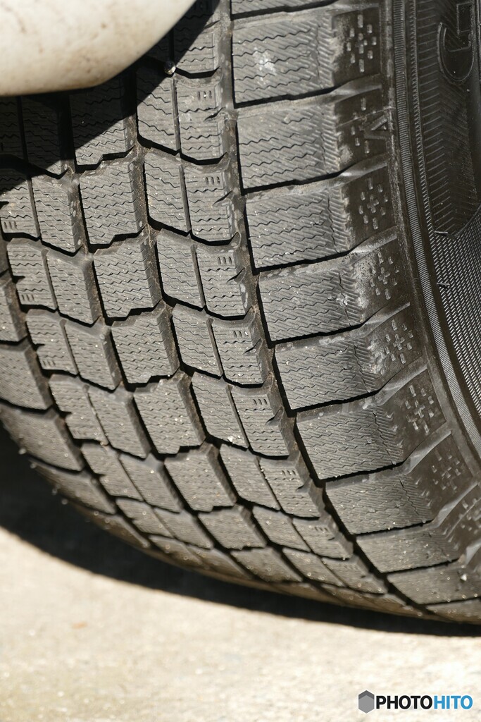 雪道準備終えて