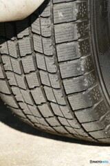 雪道準備終えて