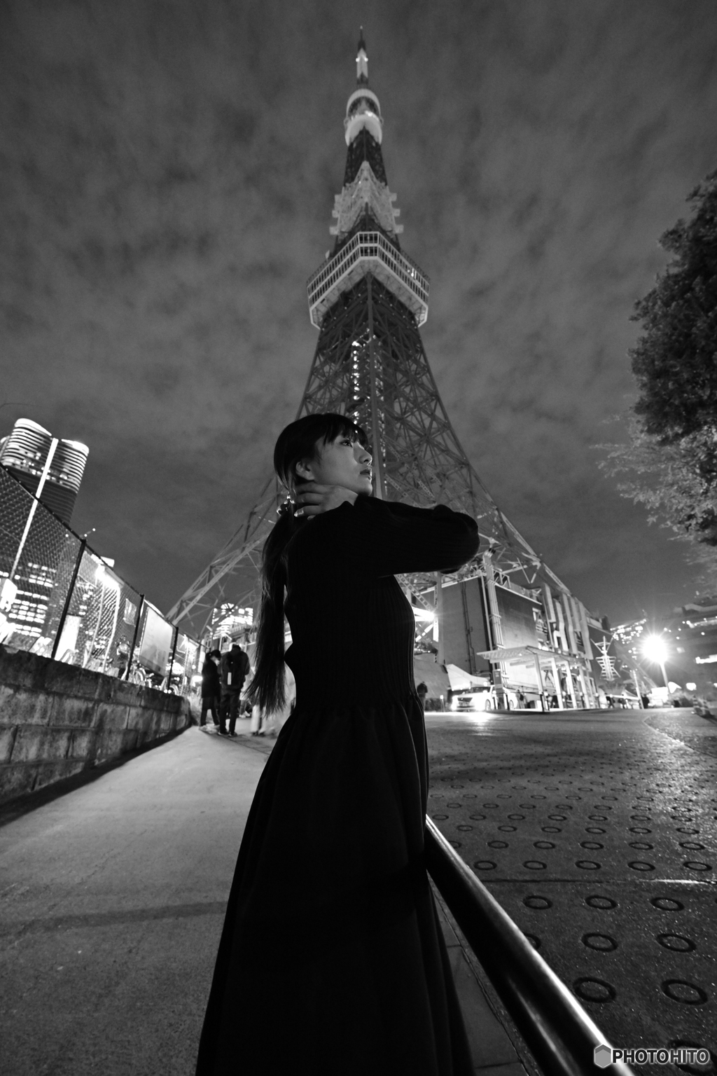 東京タワー点灯前
