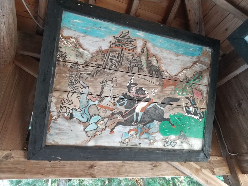 北平野天満神社の日清戦争絵馬