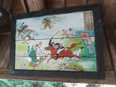 北平野天満神社の日清戦争絵馬