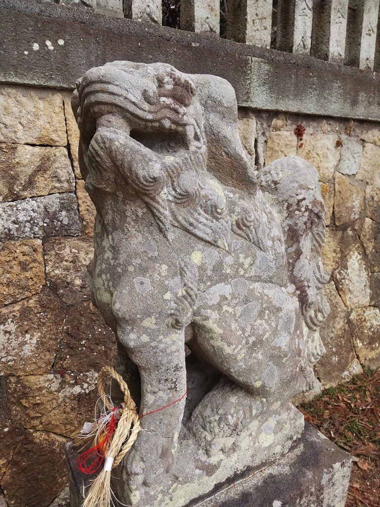 小川天満神社の狛犬