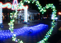 冬のハートフレーム