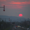 夕日