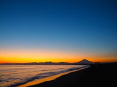 夕暮れ