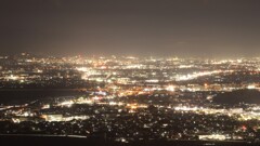 姨捨からの夜景