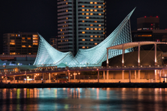 神戸旅客ターミナルの夜景