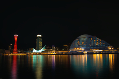 神戸ハーバーランドから見る景色