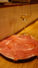 シャルドネと生ハム