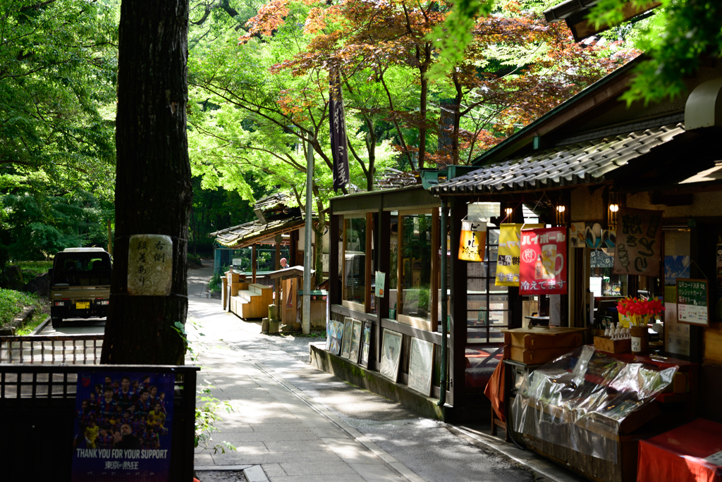 深大寺参道近く
