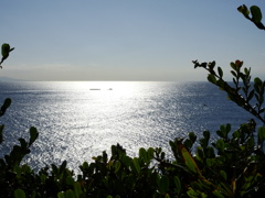 午後の光　船行