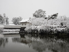 雪と城