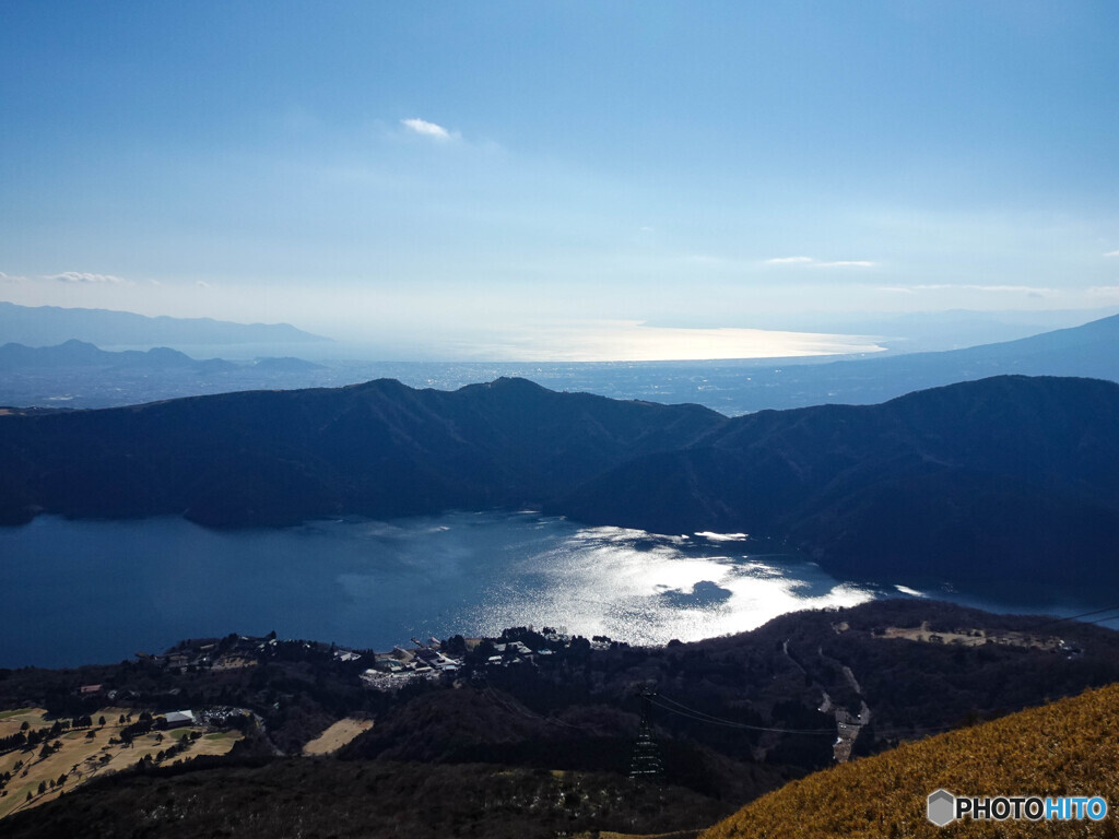 湖のさらにむこう