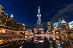 「中部電力 MIRAI TOWERのライティング「煌（きらめき）」